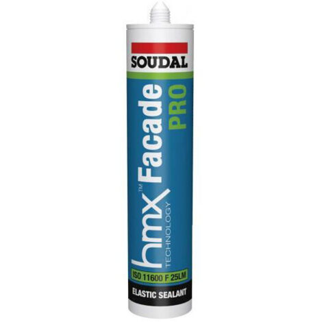 HMX Façade Pro - Mastic élastique de haute qualité - Soudal - Cartouche de 300 ml Noir