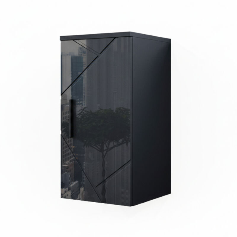 Vicco - Badschrank Irma, Anthrazit Hochglanz, 30 X 59 Cm