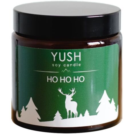 Ho Ho Ho Candela profumata alle spezie natalizie - YUSH - 120ml