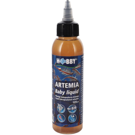 Hobby Artemia Baby liquid 125 ml - Flüssiges Powerfutter für Fische