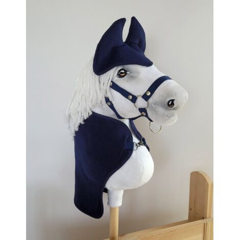 Hobby Horse A3 Set: Coperta + Paramosche - Blu navy