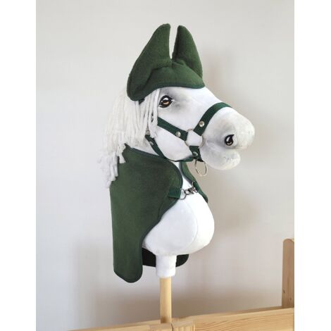 Hobby Horse A4 Set: Coperta + Paraorecchie - Verde bottiglia