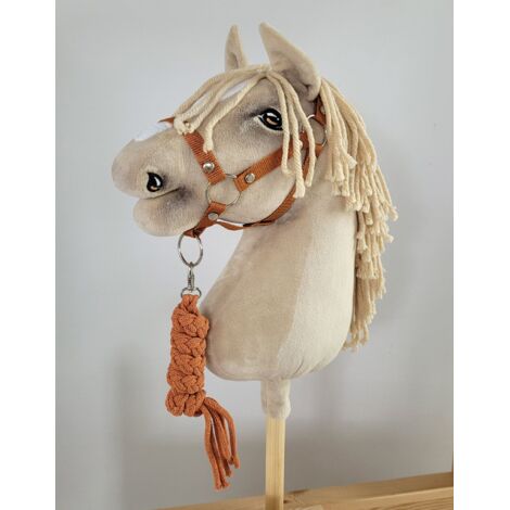 Hobby Horse Set: A3 Halfter + Seilleine - Rot