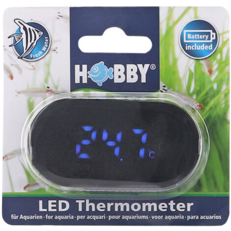 Hobby LED Thermometer Aqua für Aquarien - inkl. Batterie