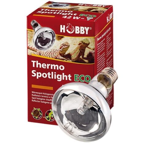 HOBBY Thermo Basking Spotlight – radiatore termico a faretto Attacco E27 - Wattaggio Riscaldatori e lampade terrario: 100W