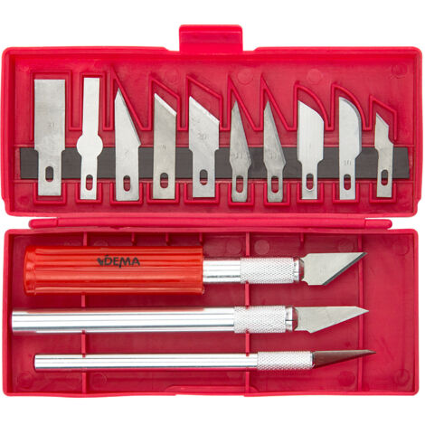 Hobbymesser Bastelmesser Set 16 tlg. DHM16 Messerset Messer Skalpell