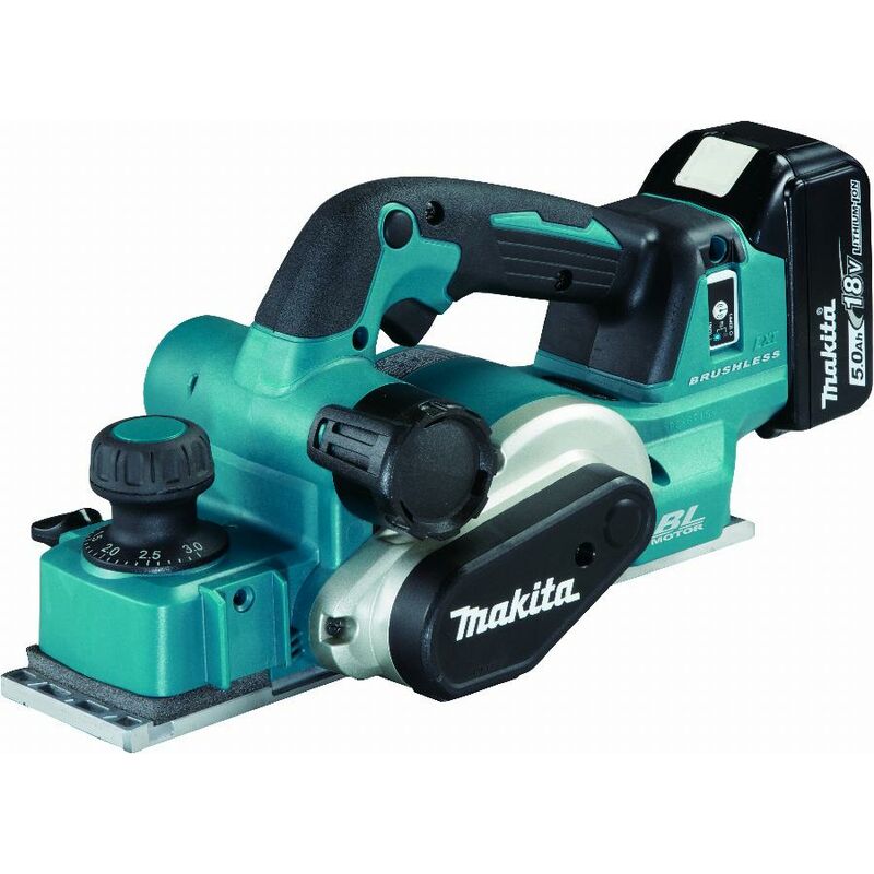 Image of Hobel 18V Li-Ion 5 Ah 82 mm Bluetooth Makita DKP181RTJU