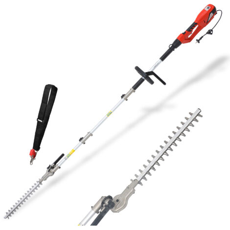 Hoch Heckenschere Teleskop Elektro 900W 41cm Schnitt 20mm Hecken Strauch Trimmer