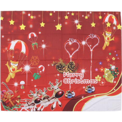 Hochauflösender Weihnachts-Wandbehang – Farbenfrohe und langlebige Heimdekoration – Festliches Design