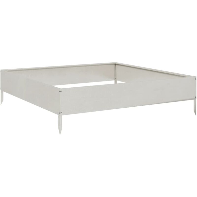 Hochbeet 100x100x26 Cm Edelstahl Vidaxl