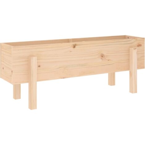 Hochbeet 101x30x38 cm Massivholz Kiefer vidaXL