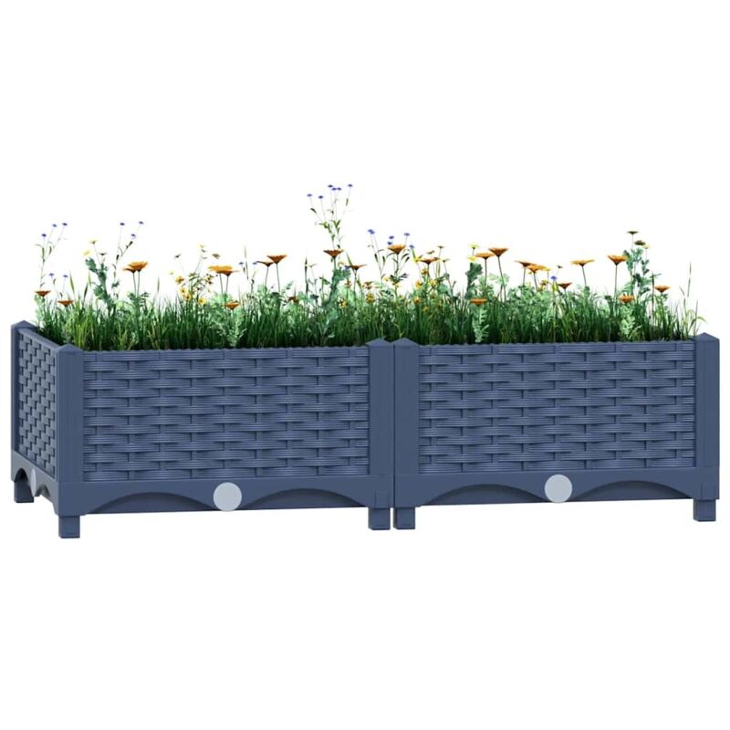 Hochbeet 80x40x23 Cm Polypropylen Vidaxl