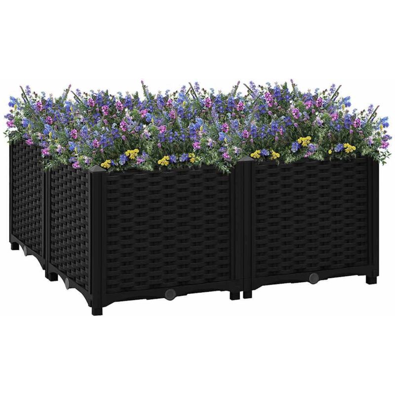 Hochbeet 80x80x38 Cm Polypropylen Vidaxl