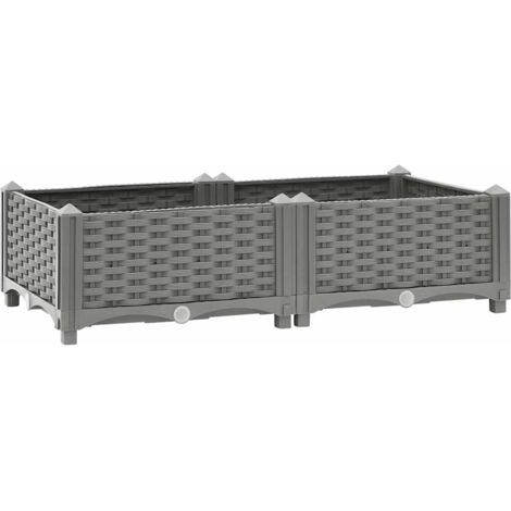 Hochbeet 80x40x23 cm Polypropylen