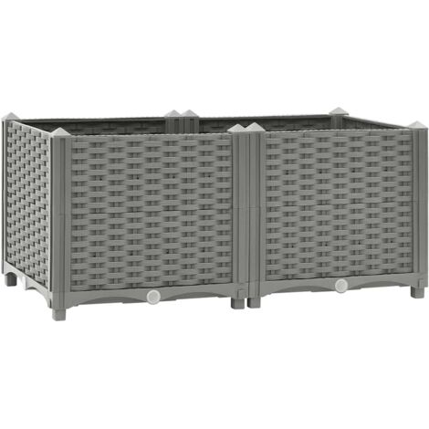 Hochbeet 80x40x38 cm Polypropylen