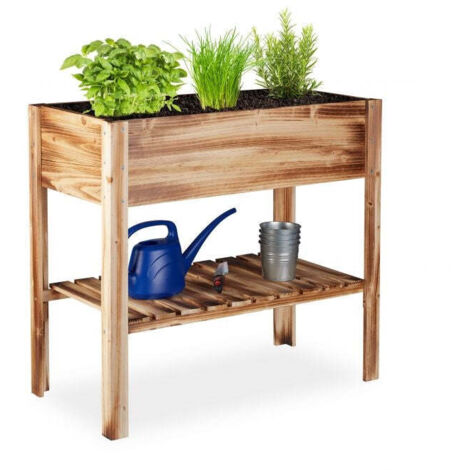 Hochbeet aus holz geflammt 88