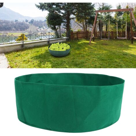 Hochbeet aus ungelabeltem Filz, 90 x 30 cm, grüner Pflanzsack