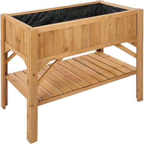 Hochbeet Valeriana 140l verzinkt 80x60x30cm - Gartenbeet, Blumenbeet, Anzuchtbeet - grau