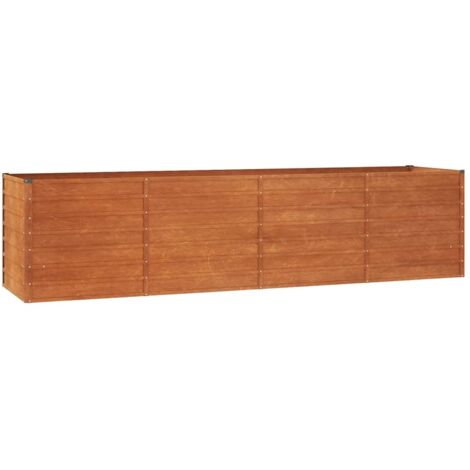 Hochbeet Rostig 320x80x77 cm Cortenstahl vidaXL