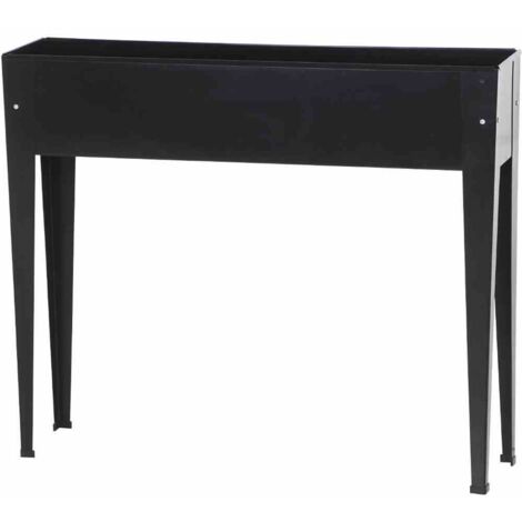 Hochbeet Slim, 98 x 25 x 82 cm anthrazit, Metall pulverbeschichtet