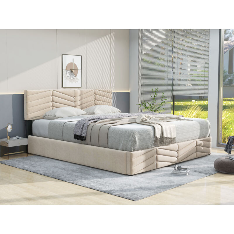 Mivray Hochbett 90x200 Cm Mit Integriertem Schreibtisch, Weiß