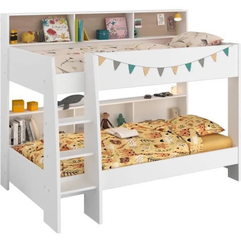 Les Tendances Hochbett Mit Nischen - 90x200 Cm - Leo