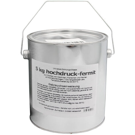Hochdruck Fermit Dichtpaste 5 kg Eimer Gewindekitt Dichtungskitt