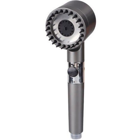 Hochdruck-Handbrausekopf mit 1/2-Zoll-Filter, Universalanschluss, 3 Strahlarten, Badewannen-Duschkopf