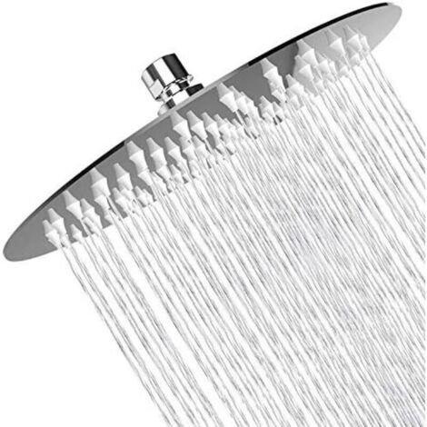 Hochdruck-Regenduschkopf, 8-Zoll-Regenduschbeutel aus Edelstahl 304, spiegelnde Oberfläche, schwenkbarer Sprühwinkel, luxuriöses Duscherlebnis.