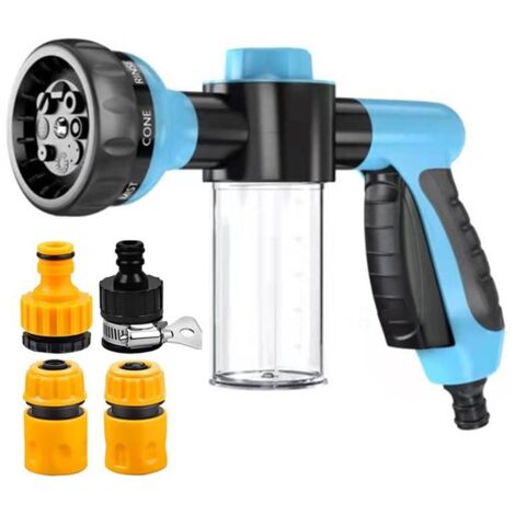Hochdruck-Wasserkanone für Gärten mit Schaumfunktion zum Bewässern von Pflanzen und Reinigen von Autos – ein vielseitiges Gartenaccessoire