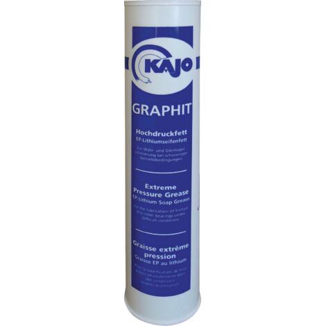 Hochdruckfett graphitiert Grease EP-G 2 400g schwarz Kartusche KAJO