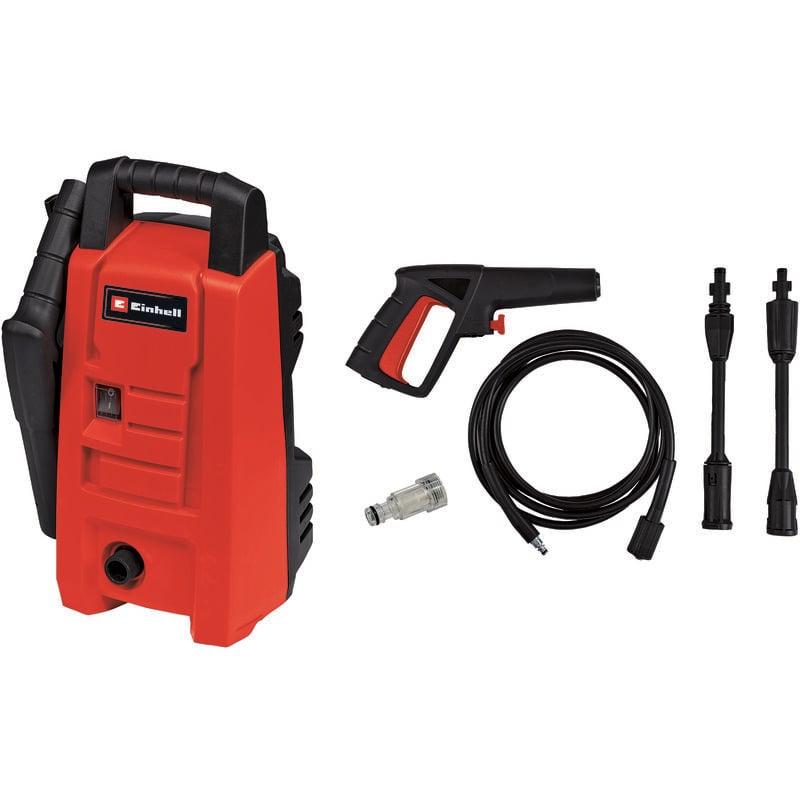 Hochdruckreiniger tc-hp 90 (1.200 Watt, max. 90 bar, Ausgabe max. 372 l/h, Tragegriff, Wasseranschluss + integrierter Filter, inkl. Pistole,
