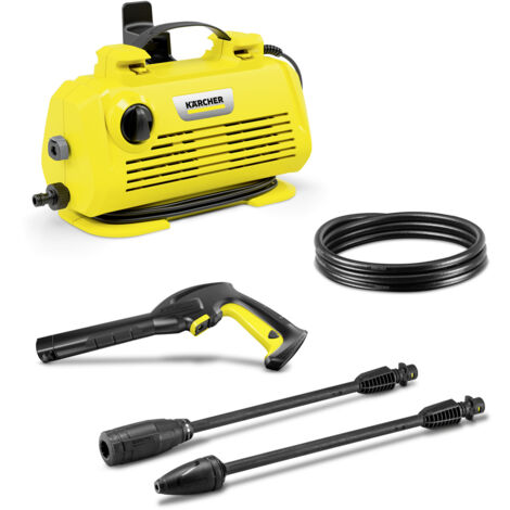 Hochdruckreiniger KÄRCHER K 2 Premium Horizontal VPS: 110 bar, kompakter & platzsparender Hochdruckreiniger für leichte Verschmutzungen an Fahrrädern, Gartenwerkzeugen & Möbeln