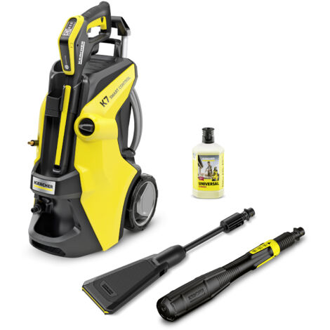 Hochdruckreiniger KÄRCHER K 7 Smart Control Flex ecoBooster: 180 bar, mit PremiumFlex-Schlauch, G 180 Q Smart Control Pistole & ecoBooster Kit – für mehr Leistung, Bluetooth & App-Anbindung