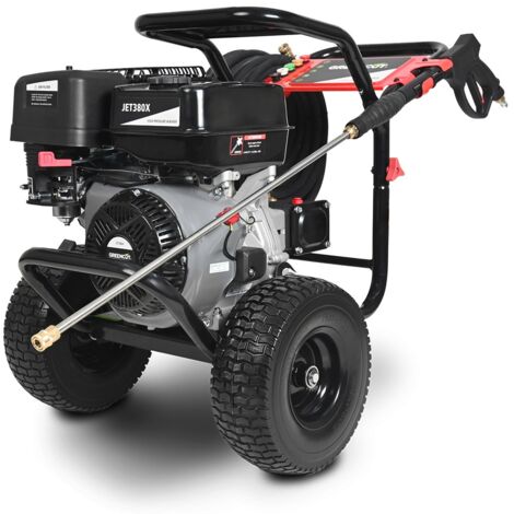 Hochdruckreiniger Mit 5 Düsen VEVOR Benzin Hochdruckreiniger 3400 PSI 2,6 GPM - Mit Aluminiumpumpe & 5 Düsen Für Terrasse & Auto Leistungsstarker Druckreiniger