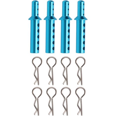 Hochfeste Aluminiumlegierungs-Karosseriesäule für 1/10 RC-Karosserien HSP 94111 94108, mit blauer Befestigung