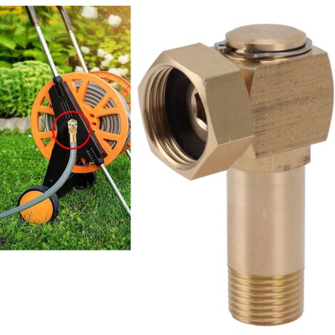 Hochfeste Messing-Gartenschlaucharmaturen G1/2 - 360° drehbare Winkelarmaturen