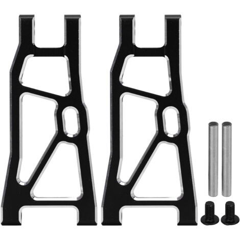 Hochfester Hinterachs-Querlenker aus Aluminiumlegierung, einfache Montage für ZD Racing DBX10, Schwarz