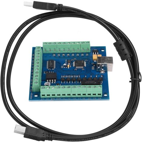 Hochgeschwindigkeits-USB-CNC-Controller-Board für Fräsen und Gravieren – 4 Achsen, 100 kHz, kompatibel mit Mach 3