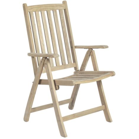 Hochlehner SOLO,Teak,5-fach verstellbar B-grade unbehandelt