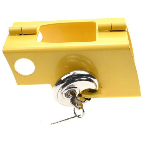 Hochleistungs-Anhängerkupplungsschloss aus Stahl mit Vorhängeschloss - Hochleistungs-Anhängerkupplungsschloss aus Stahl mit Vorhängeschloss