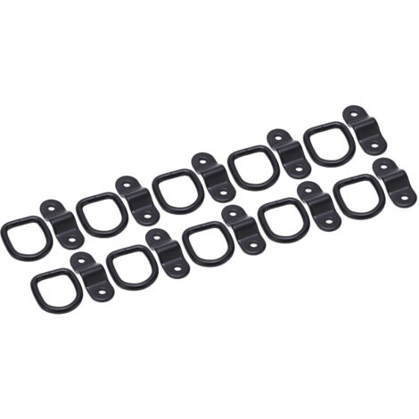 Hochleistungs-D-Ringe – 10 Paare – Für sicheres Abschleppen