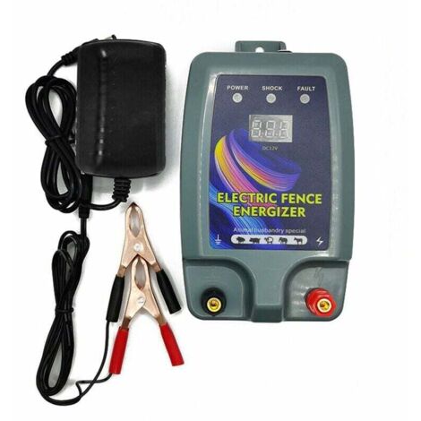 XVX Hochleistungs-Elektrozaungerät für Vieh und Tiere – Zaun-Energizer mit 3 Leistungsmodi für die Geflügelzucht RTGPT