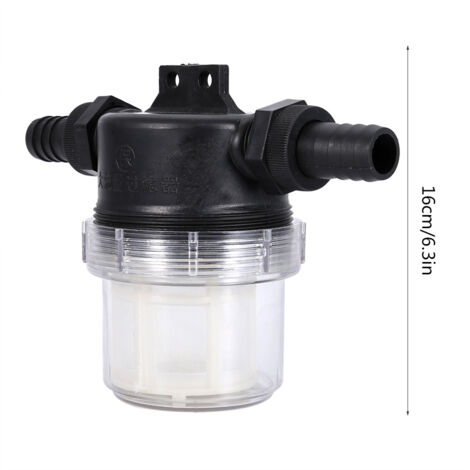 Hochleistungs-Inline-Wasserfilter mit transparentem Sieb für die Bewässerung