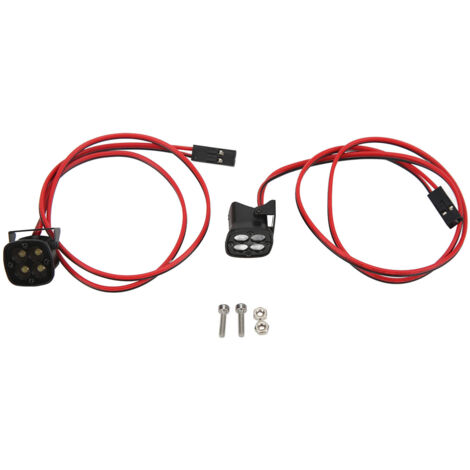 Hochleistungs-LED-Spot-Scheinwerfer-Sets (quadratisch) für RC-Crawler im Maßstab 1:10