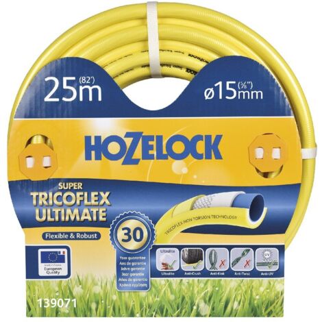 Hochleistungs-Mehrzweck-Gartenschlauch - Gelb (36 Stück/Palette) - 15 mm - 20 m HOZELOCK