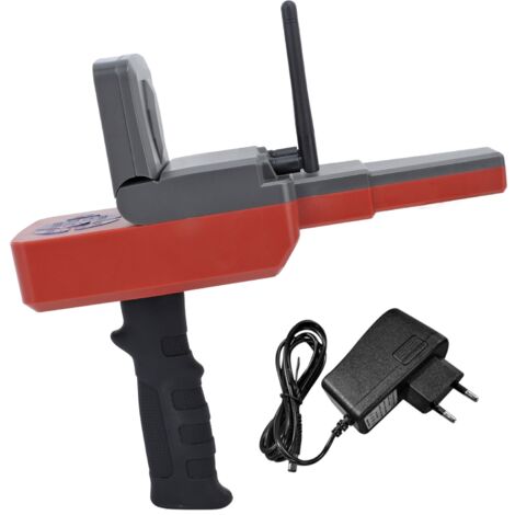 Hochleistungs-Metalldetektor, 1500 m Reichweite, 30 m Tiefe, LCD-Display, Scanner für Gold, Silber und Kupfer, mit EU-Adapter 100–240 V