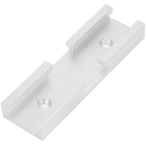 Hochleistungs-T-Nut-Verbinder aus Aluminiumlegierung, 10-mm-Nutfräserverbinder für Frästische, für Heimwerkerprojekte im Holzbereich