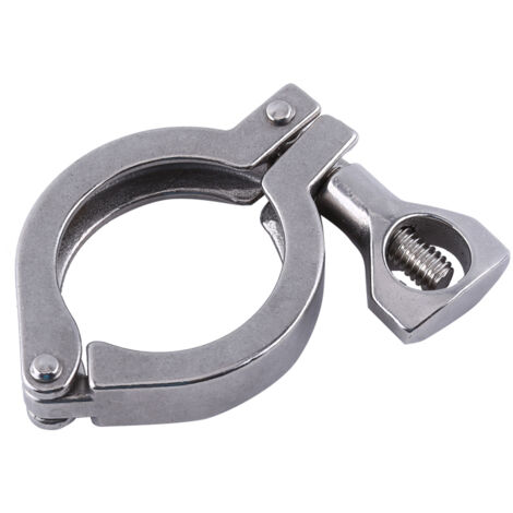 Hochleistungs-Tri-Clamp-Klemme aus Edelstahl, 1,5 Zoll (50,5 mm Flansch)