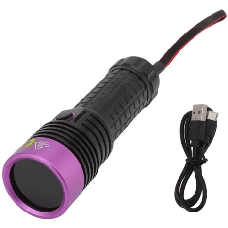 Hochleistungs-UV-Taschenlampe (365 nm), Lecksuchgerät und Schmuckprüfgerät, violette Taschenlampe Y40